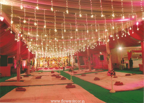 Pandal and lighting Decor